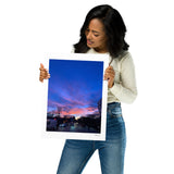 Sunset at Regents Park, London, UK Photography Print