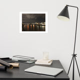 Night on the Thames, London, UK Photography Print
