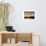 Sunset at Battersea Park, London UK, Photography Print