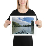 Narrow Boat On The Thames, UK, Photography Print