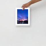 Sunset at Regents Park, London, UK Photography Print