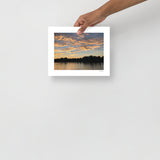 Sunset at Battersea Park, London UK, Photography Print