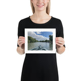 Narrow Boat On The Thames, UK, Photography Print