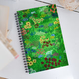 Wild Flower Garden Spiral Notebook