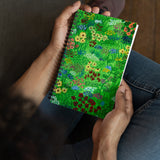 Wild Flower Garden Spiral Notebook