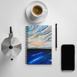 Wondering Waves Spiral Notebook