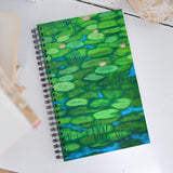 The Lily Pond Spiral Notebook