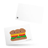 Cute Burger Postcard