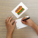 Cute Burger Postcard