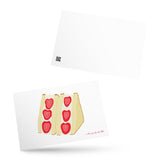 Strawberry Sandwich Postcard