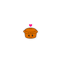 Smitten Cutie Pie Sticker