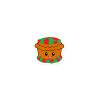 Festive Cutie Pie Sticker